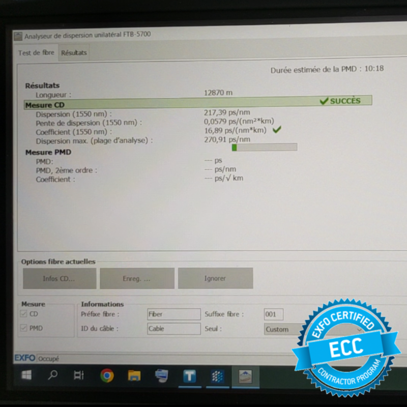 FZ-FE1044, EXFO Introduction aux tests de dispersion (CD et PMD)